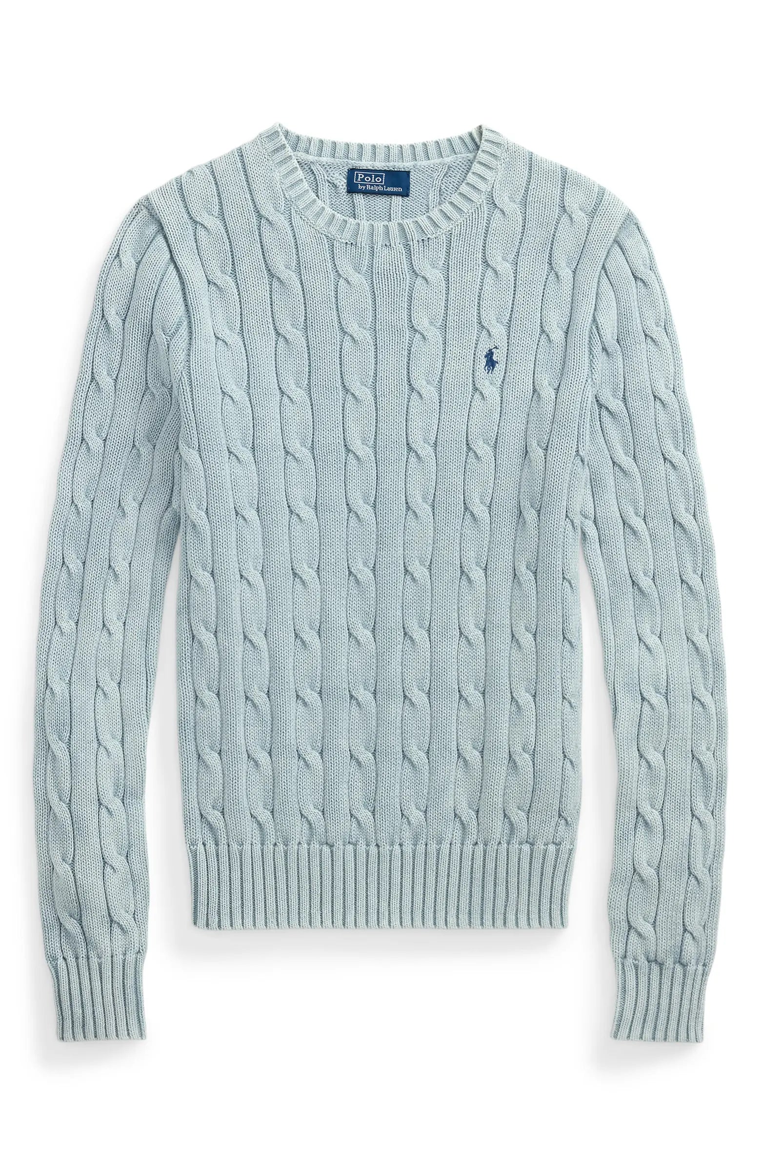 Ralph Lauren Cable-Knit Crewneck Sweater